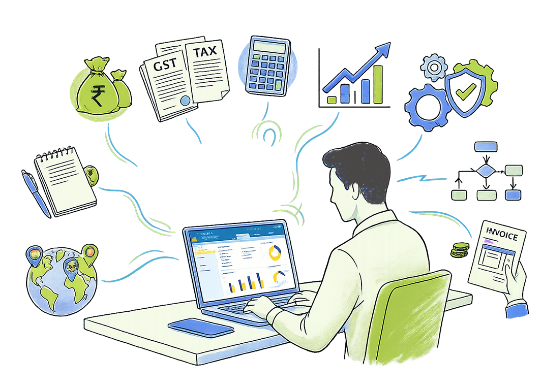 Professional Financial Accounting with GST using TallyPrime Illustration