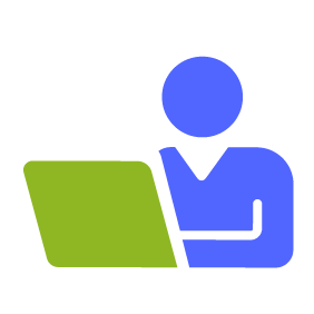 Efficiency icon representing business productivity