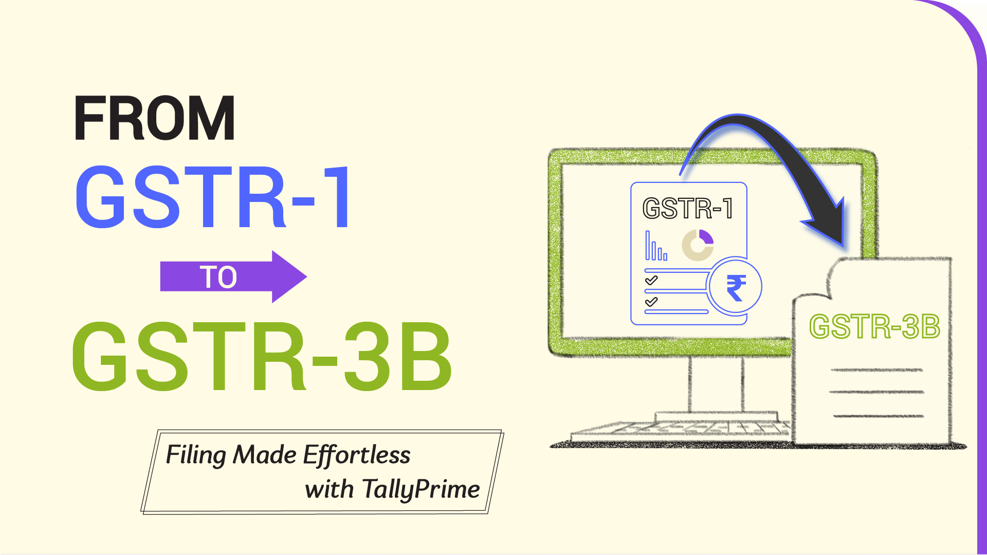 From GSTR-1 to GSTR-3B: Filing Made Effortless with TallyPrime