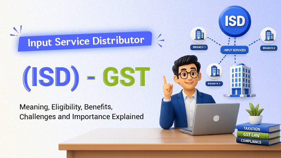 Input Service Distributor (ISD) Under GST - Complete Guide