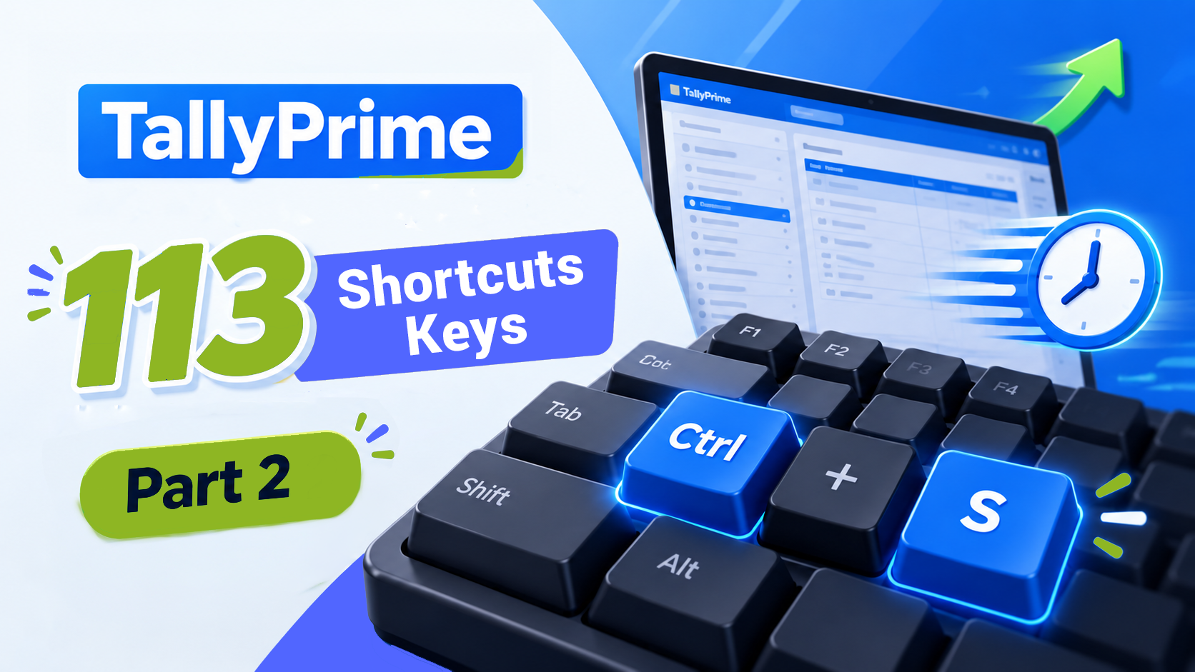 TallyPrime 113 Shortcut Keys | Part 2