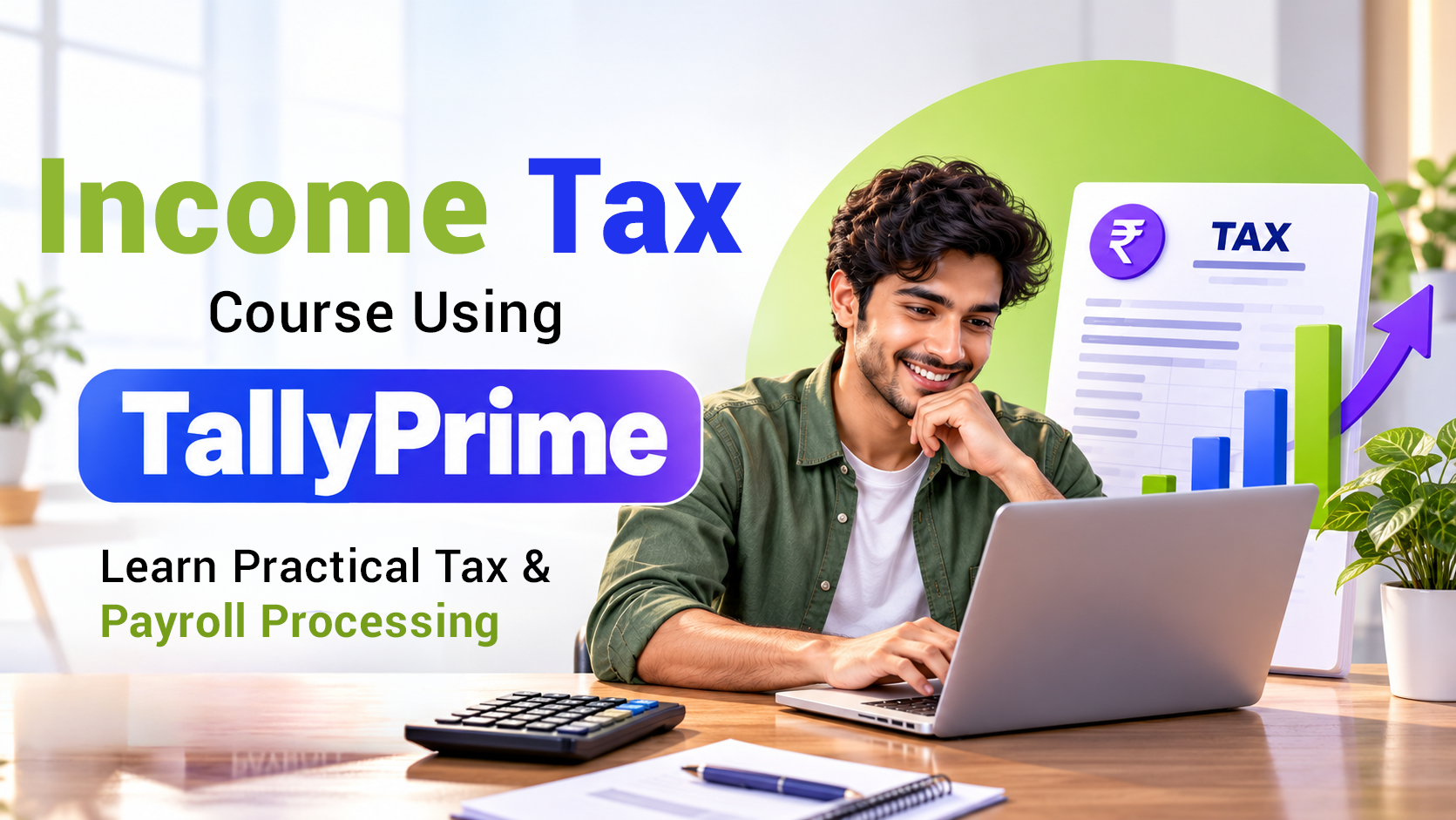 Income Tax Course Using TallyPrime: Learn Practical Tax & Payroll Processing